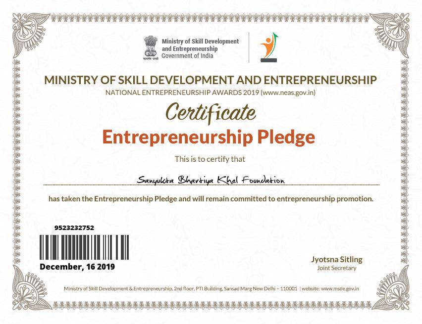 Ministry of Skill Development and Entrepreneurship Government of India