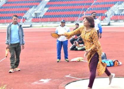 Throwing Event SBKF International Games Pokhara-Nepal