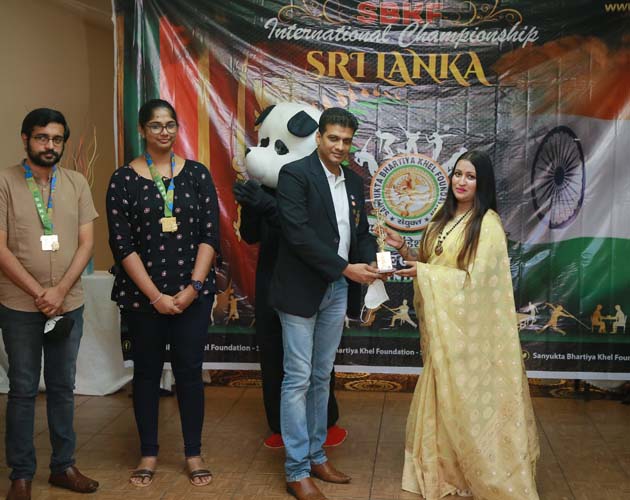 SBKF INTERNATIONAL GAMES 2021 COLOMBO-SRILANKA Coaches Are Honored