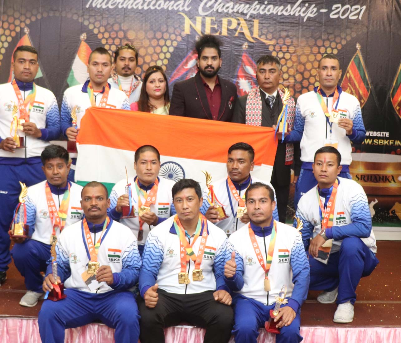 SBKF INTERNATIONAL GAMES 2021 POKHARA-NEPAL Indian Bent wrestling Team