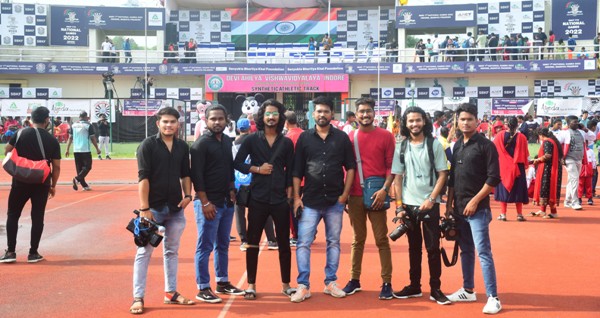 Cameraman Team SBKF 7th National Games Indore MP