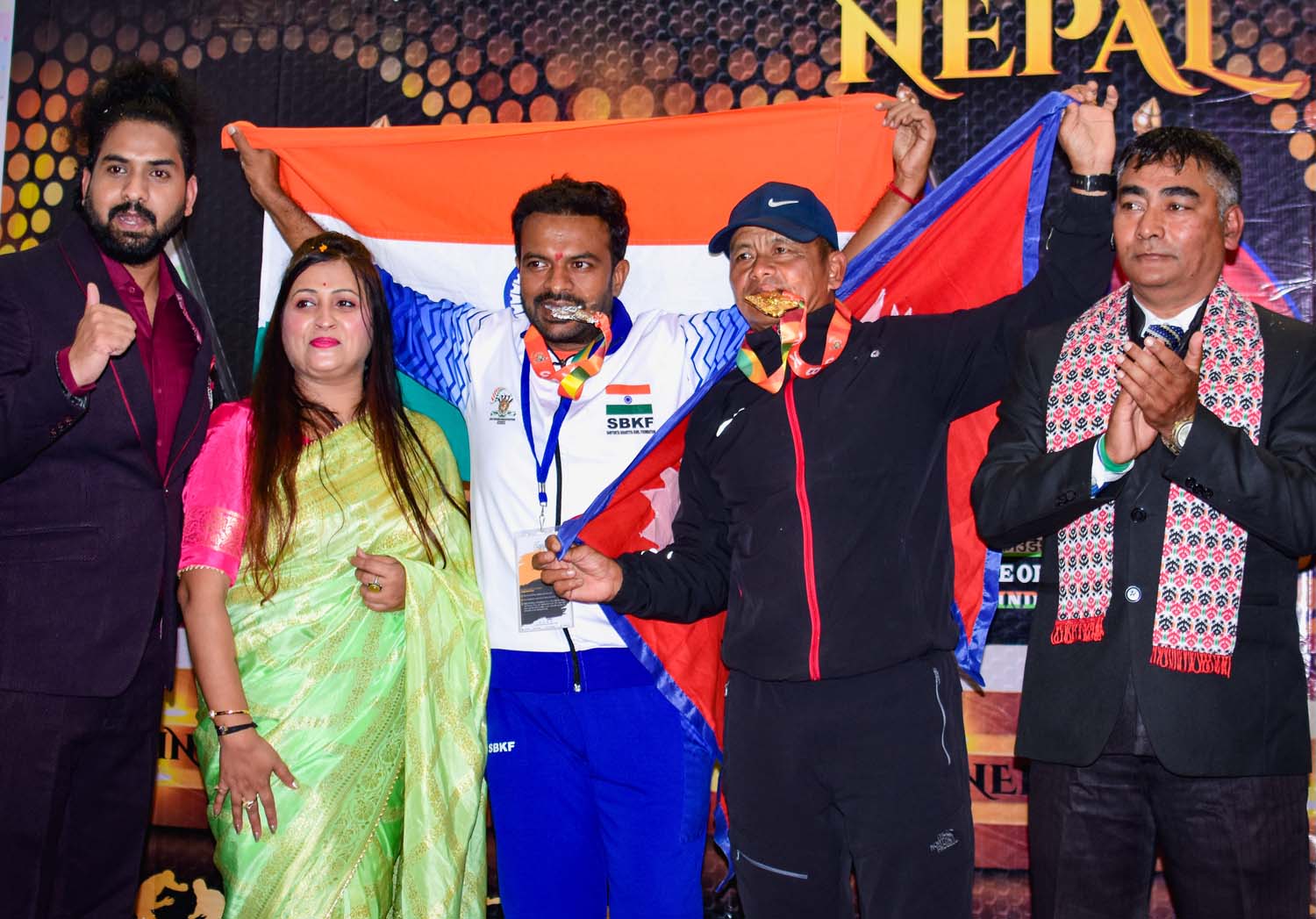 SBKF INTERNATIONAL GAMES 2021 POKHARA-NEPAL Athletics Championship Winner- Master Category  