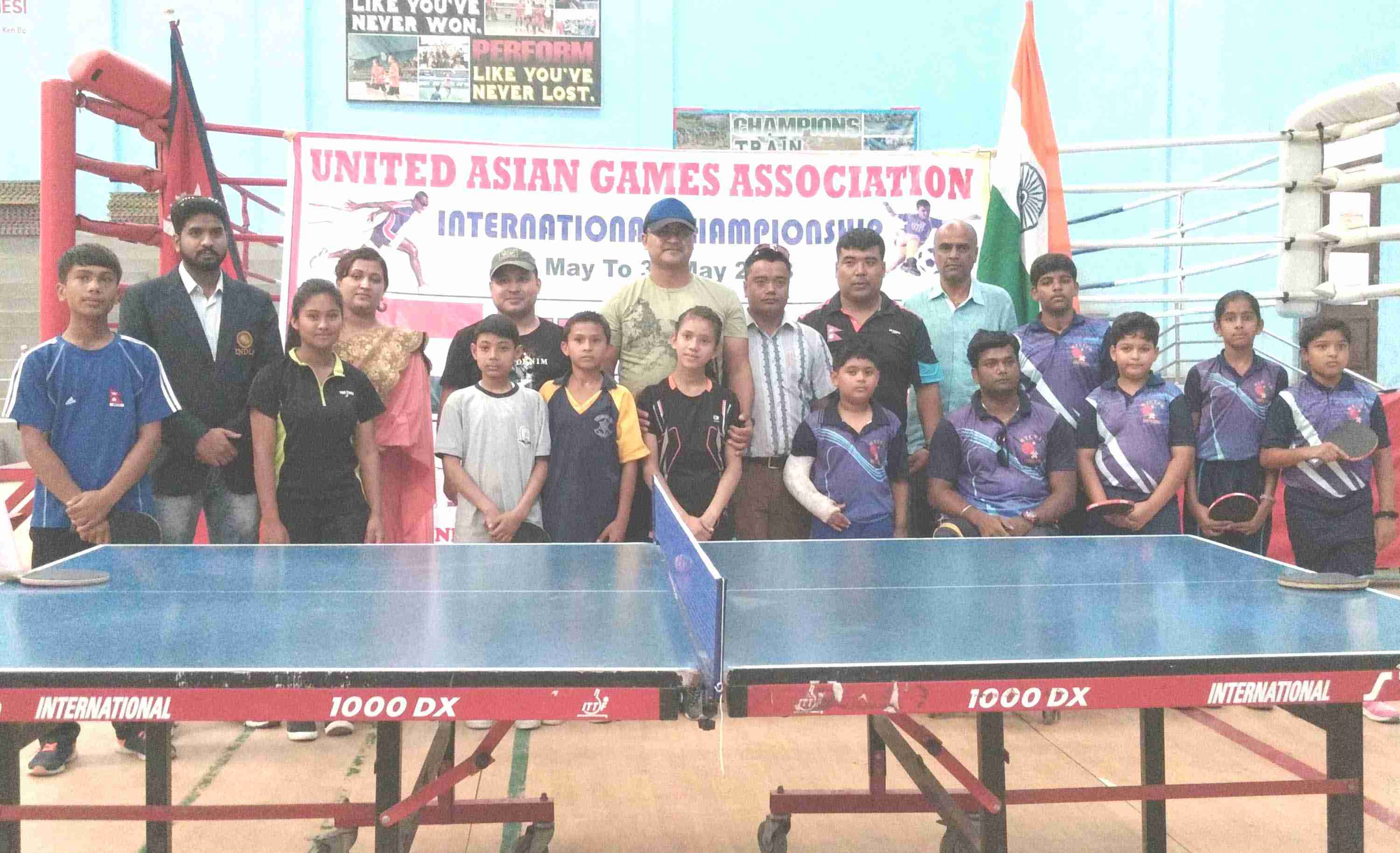 SBKF 1st International Games 2018 THAILAND & NEPAL Table Tennis Championship 