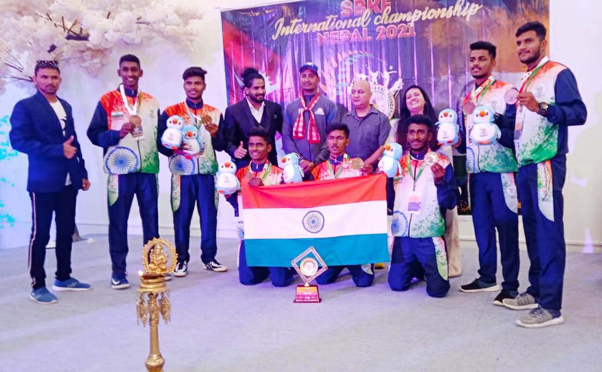 SBKF INTERNATIONAL GAMES 2021 POKHARA-NEPAL Team Kabaddi-Prize Distribution Ceremony 