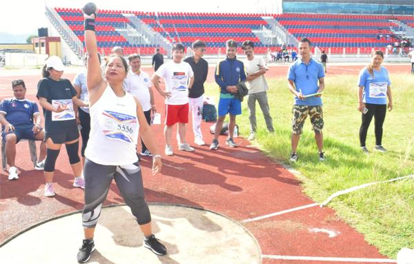 Throwing Event SBKF International Games Pokhara-Nepal