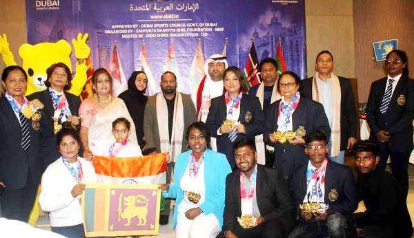 Team Srilanka SBKF 8th International Games DUBAI 2023