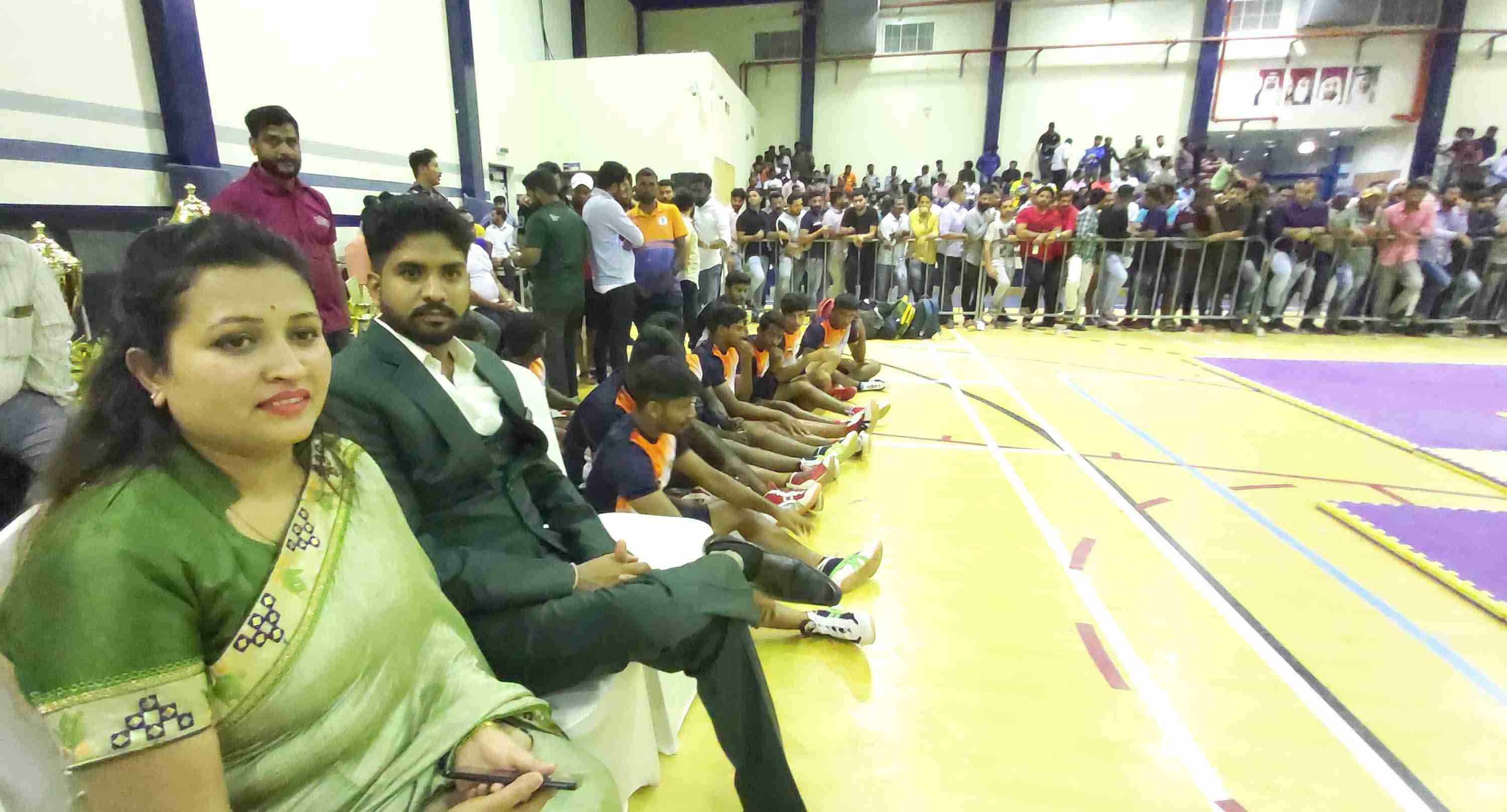 SBKF 6th International Games 2019 DUBAI-UAE Enjoying Kabaddi match