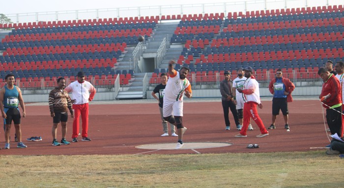 Shot Put Throw 7th International Games Nepal 2022