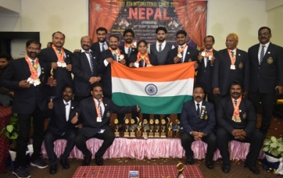 Team Bharat On Closing Ceremony  SBKF International Games Pokhara-Nepal