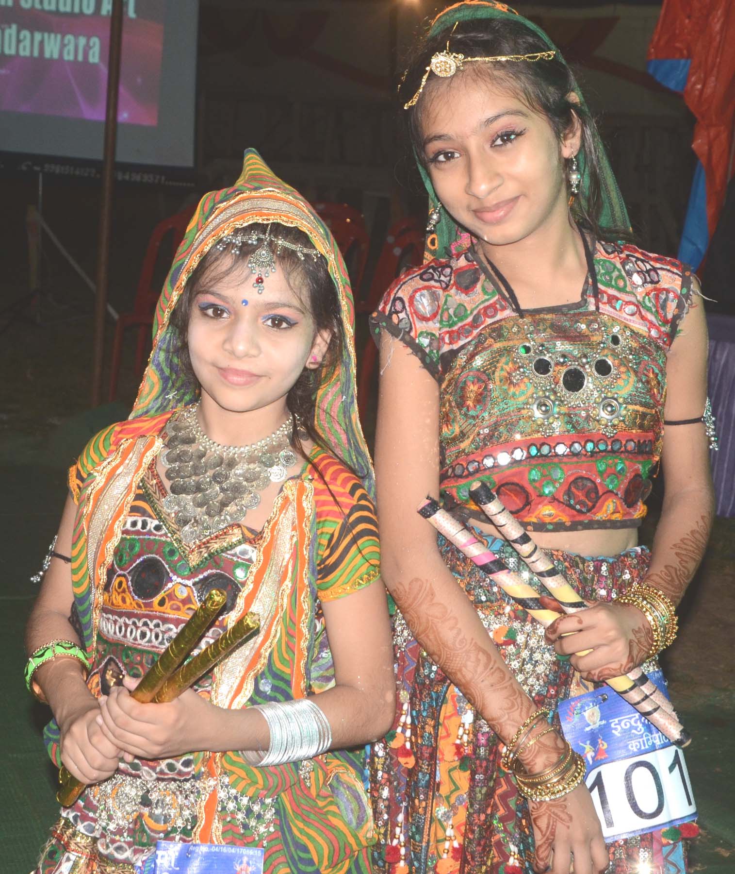 Maa Indu Shree Garba Championship 2015-16 Madhya Pradesh Traditional Garba Look