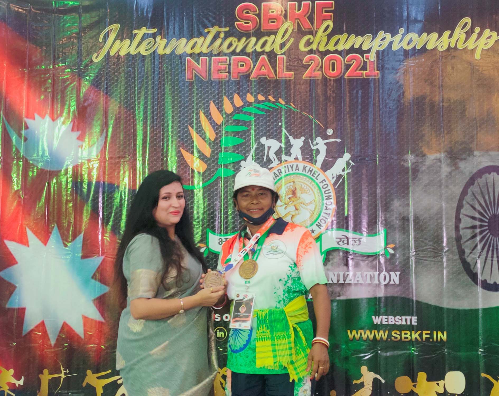 SBKF INTERNATIONAL GAMES 2021 POKHARA-NEPAL Athletics Championship- medal ceremony 