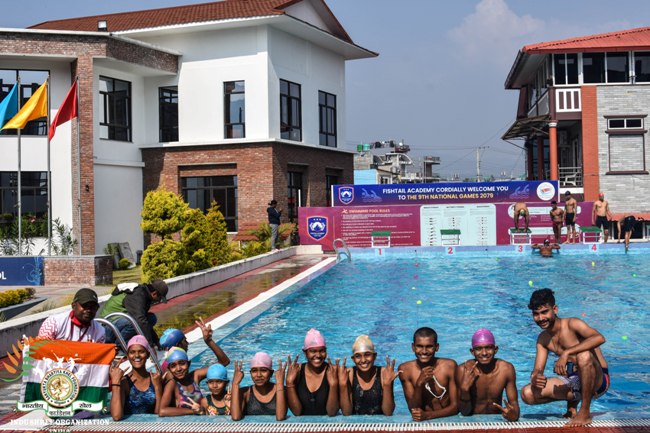 Swimming Players 7th International Games Nepal 2022