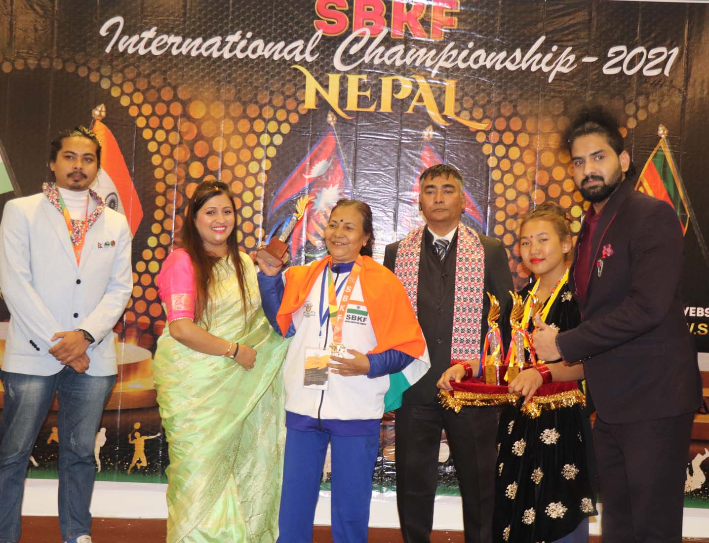 SBKF INTERNATIONAL GAMES 2021 POKHARA-NEPAL Athletics Championship Winner- Master Category  