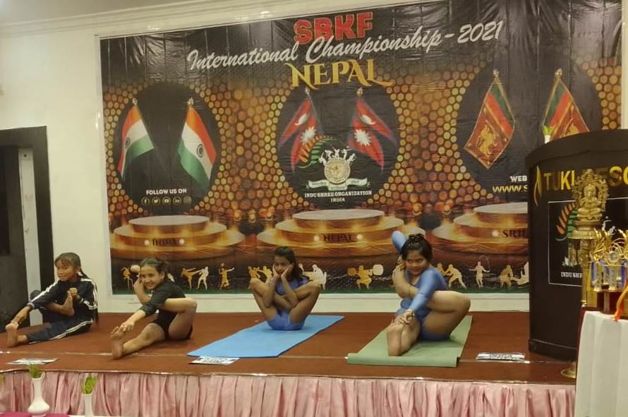 SBKF INTERNATIONAL GAMES 2021 POKHARA-NEPAL Lil Champs Of Yoga- Yoga championship 