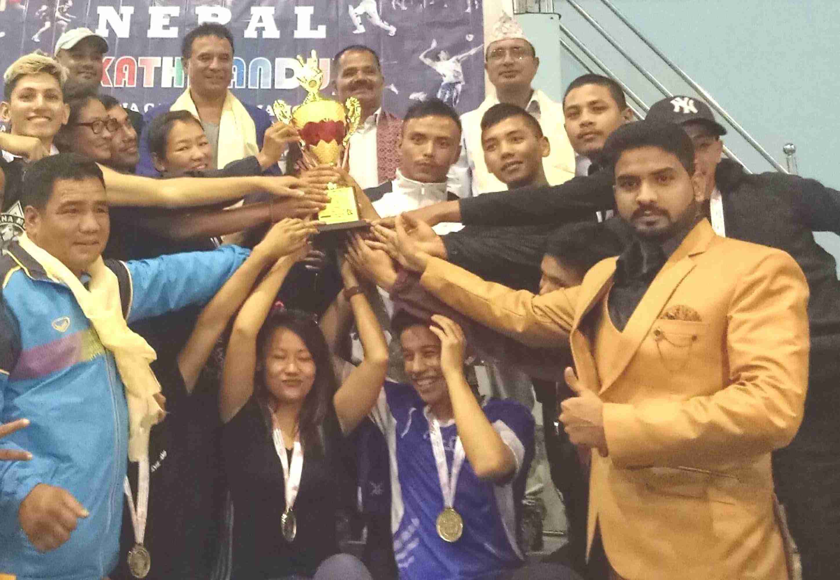 SBKF 3rd International Games 2018 KATHMANDU-NEPAL Championship Trophy -Closing ceremony 